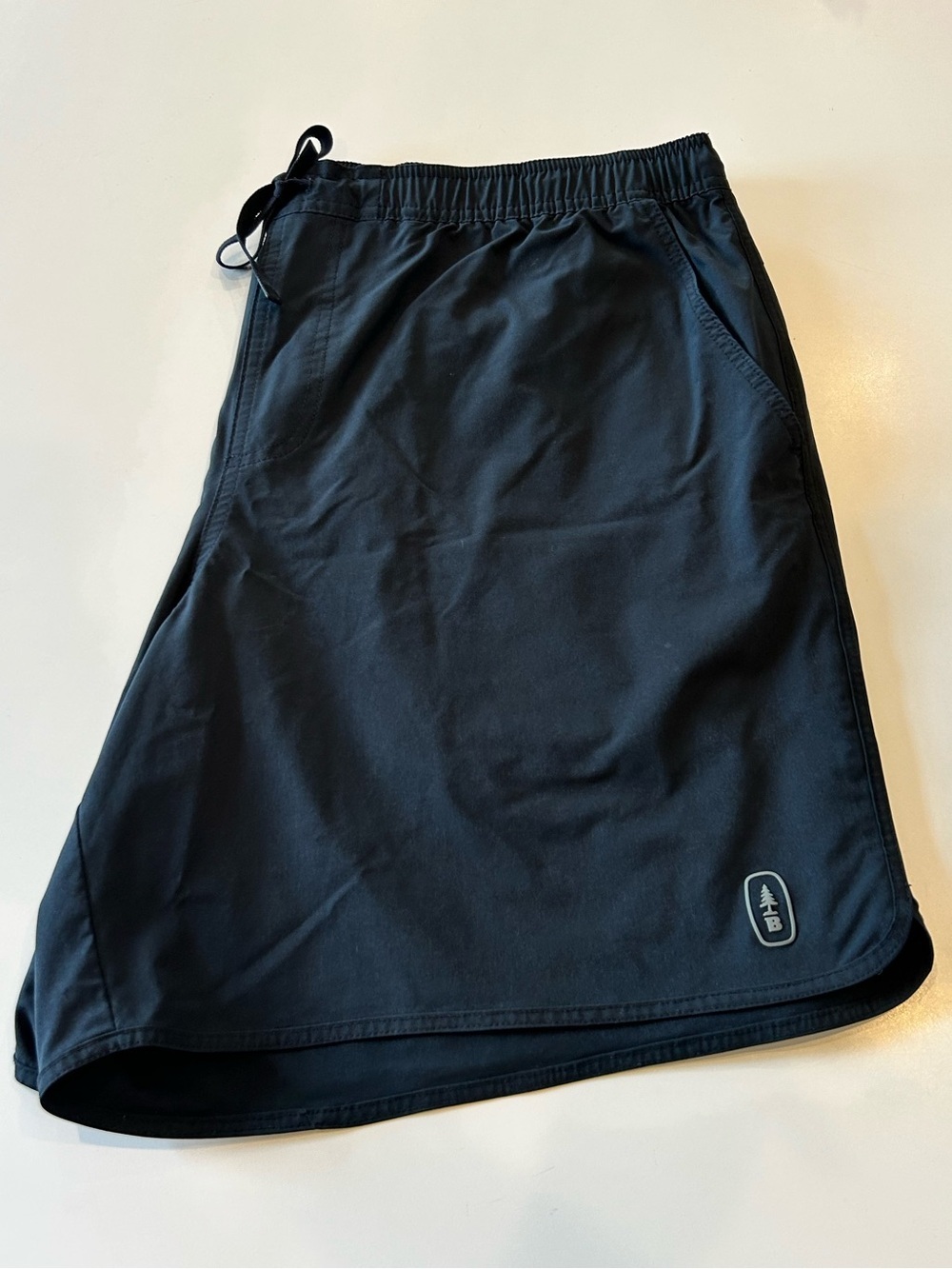 Bass Outdoor Black Performance Shorts Men's Size XL Polyester Machine Wash